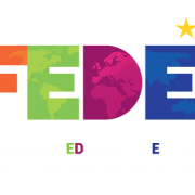 Logo fede 2016 federation for education in europe federation education europeenne white